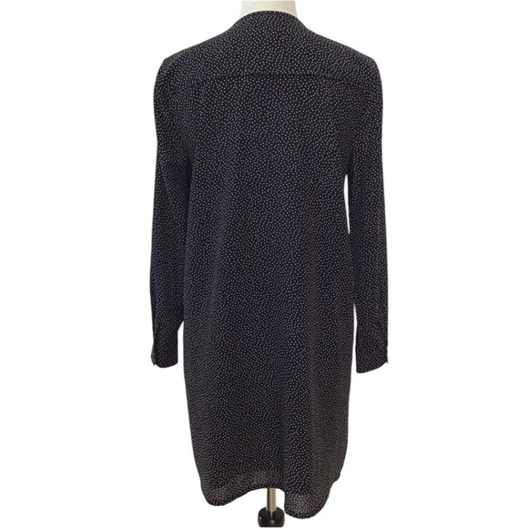 J Crew Black White Polka Dot Shift Dress  Size XS - Picture 3 of 11